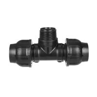 T- kus s vonkaj. závitom 63x2"x63 plastový pre PE rúry